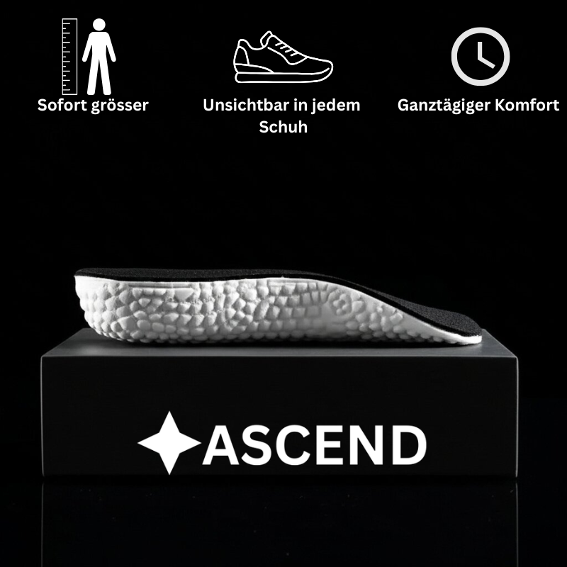 Ascend Invisible Height Boosting Insoles